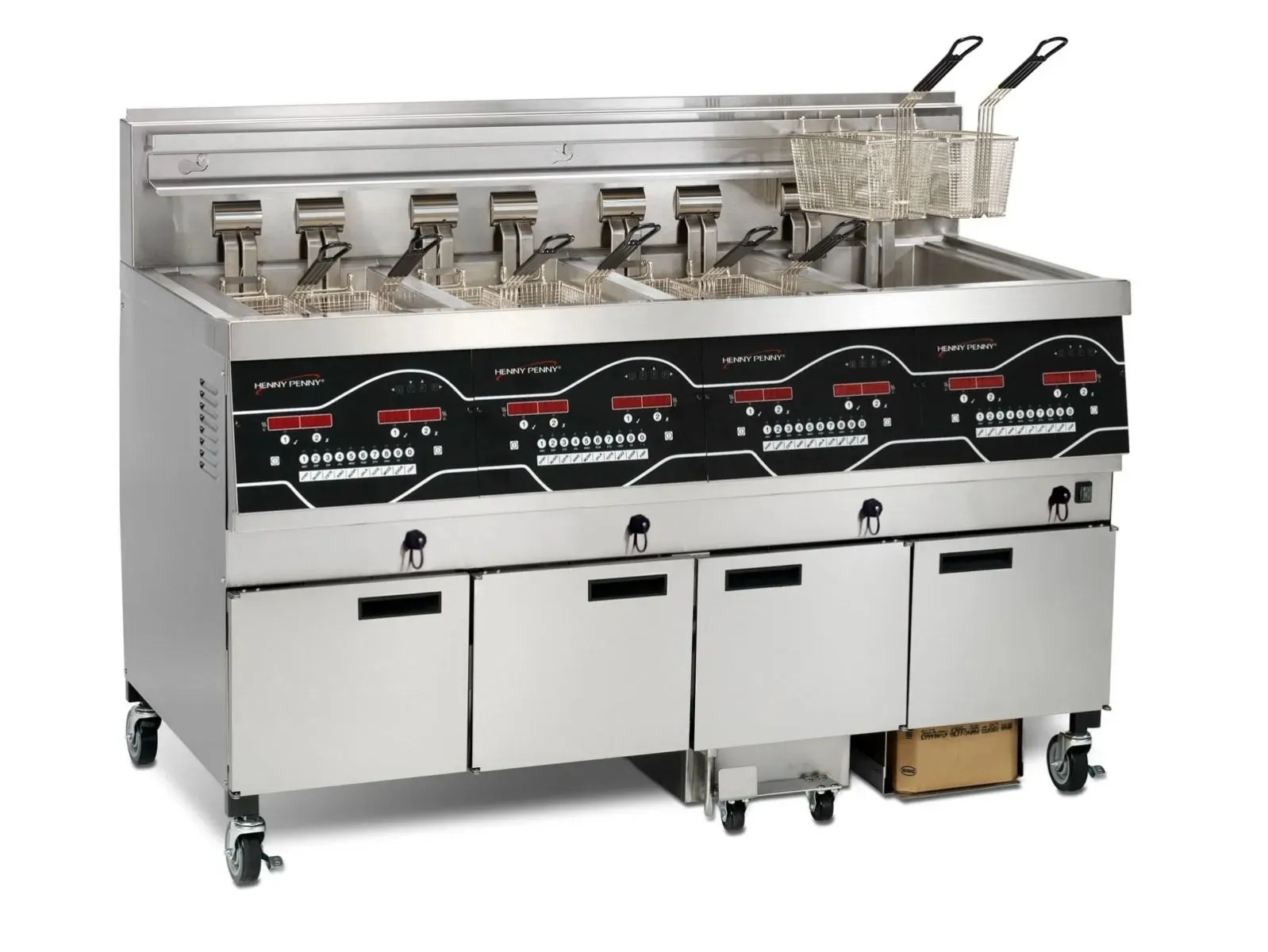 Henny Penny EEE144FFFF 272492 - Evolution Elite Electric Four Well Open Fryer - 415V