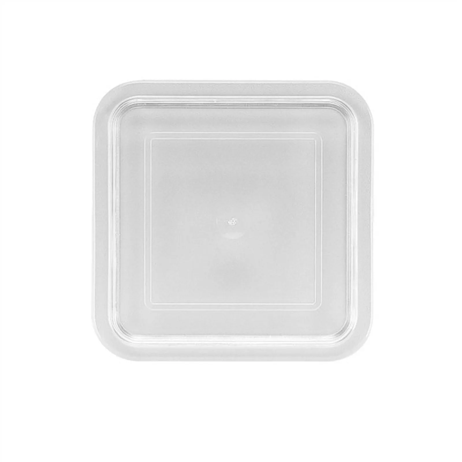 Schonwald FZ330 - Donna Senior Square Dish P/C Lid Clear 125x125x29mm (12 Pack)