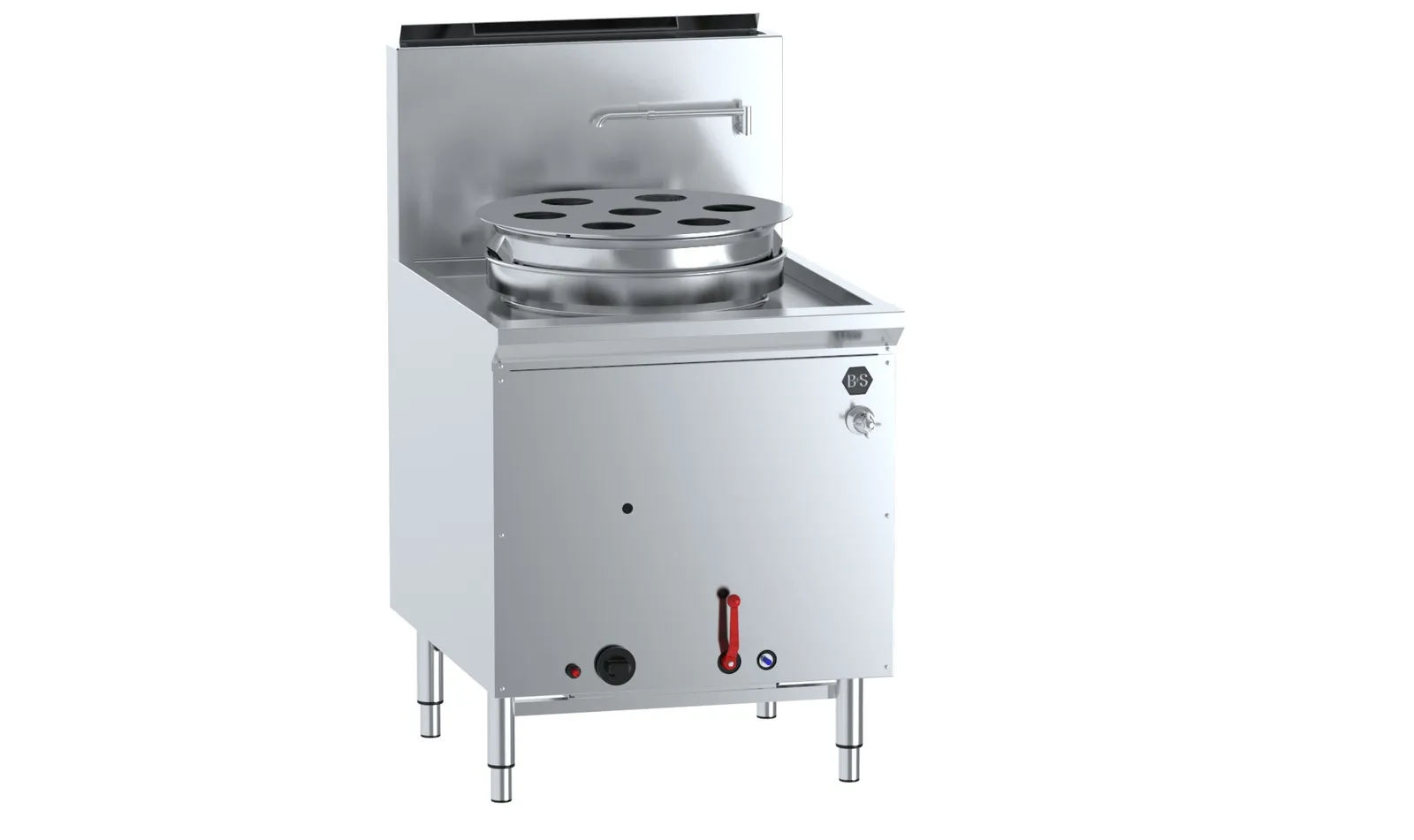 B&S Black YCJSF-1 - Single Hole Waterless Pot Steamer