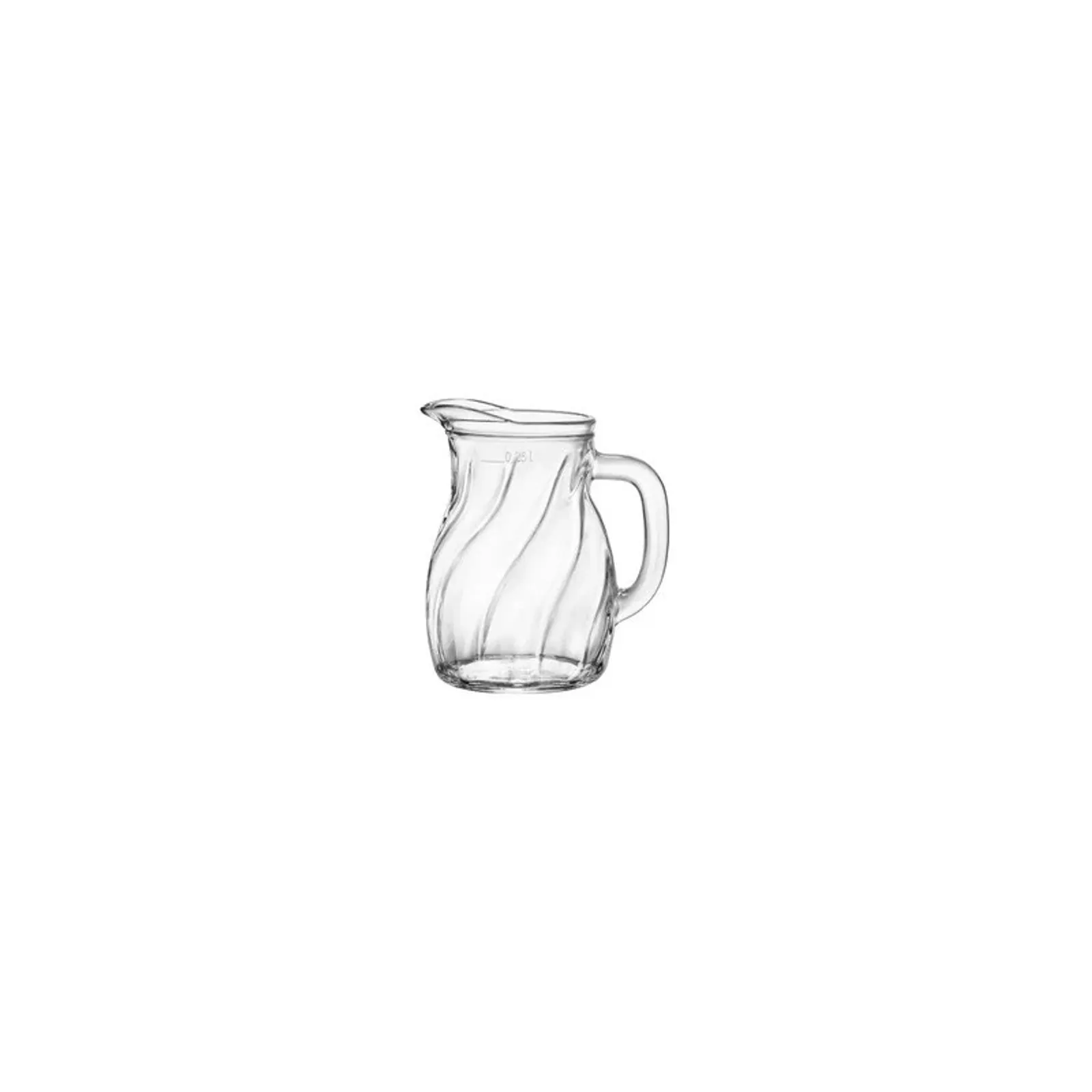 Bormioli Rocco - Bistrot Twist Jug 310ml Fill Line at 250ml
