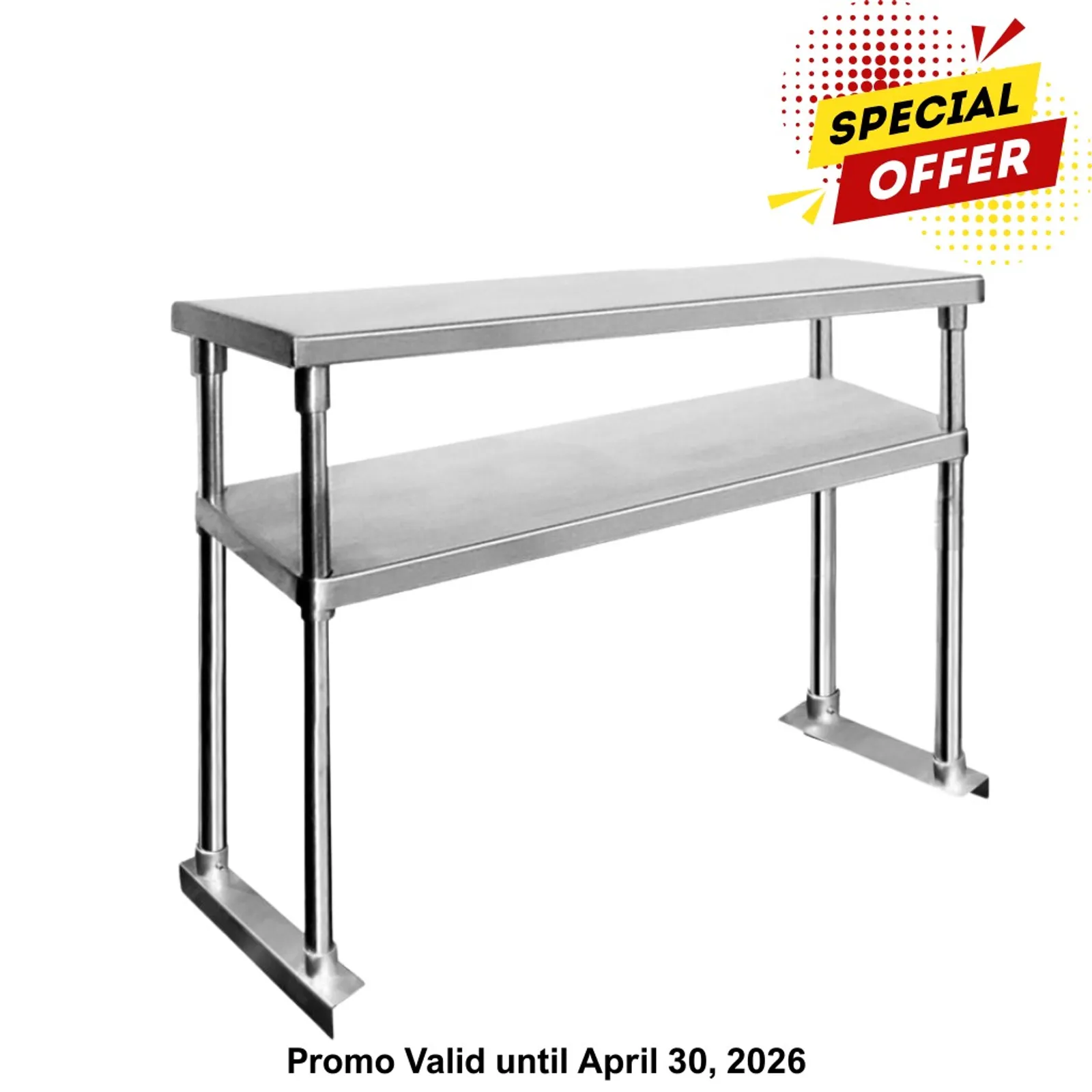 Modular Systems 1800-WBO2 - Double Tier Workbench Overshelf
