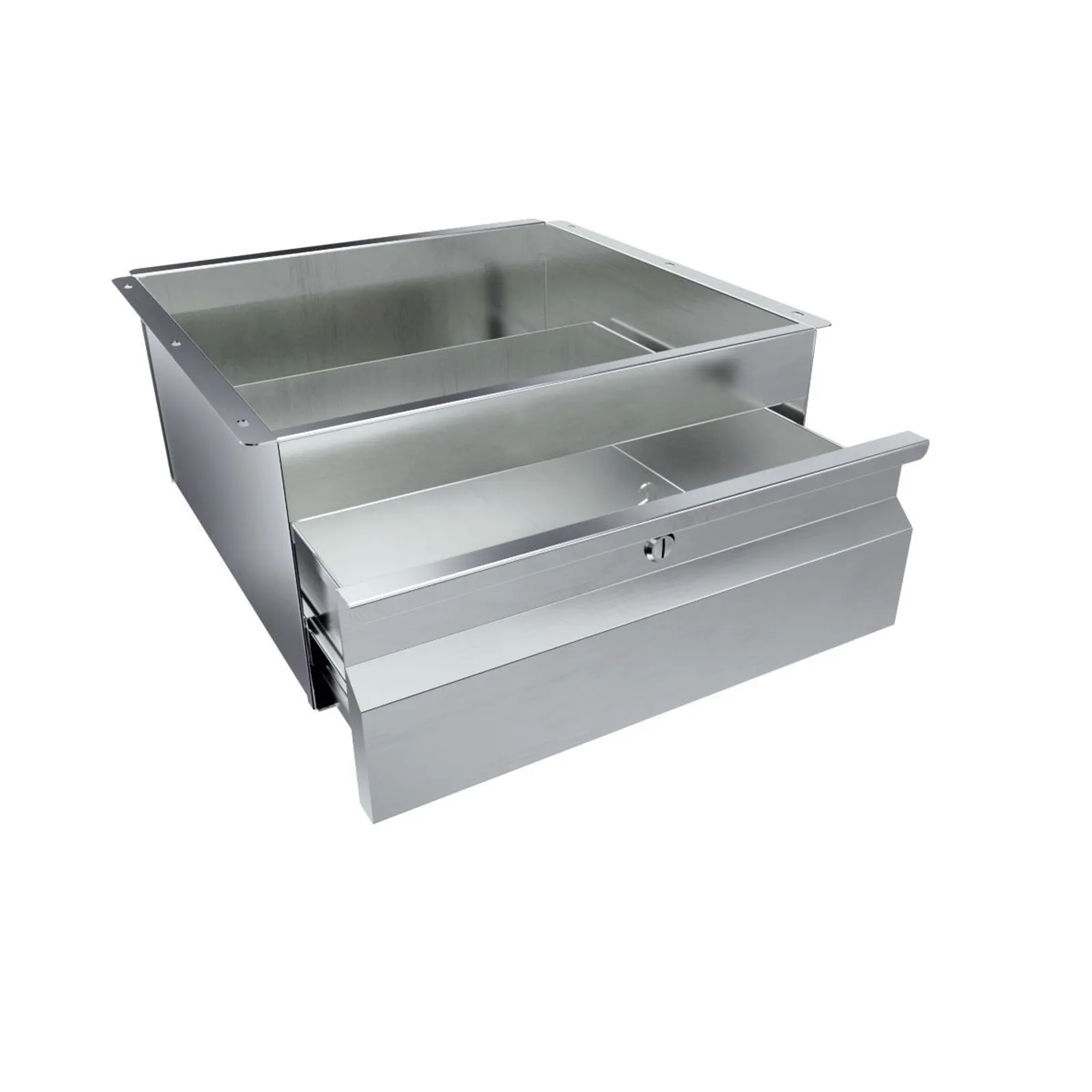 3Monkeez SS DRAWER-L - Stainless Steel Drawer with lock