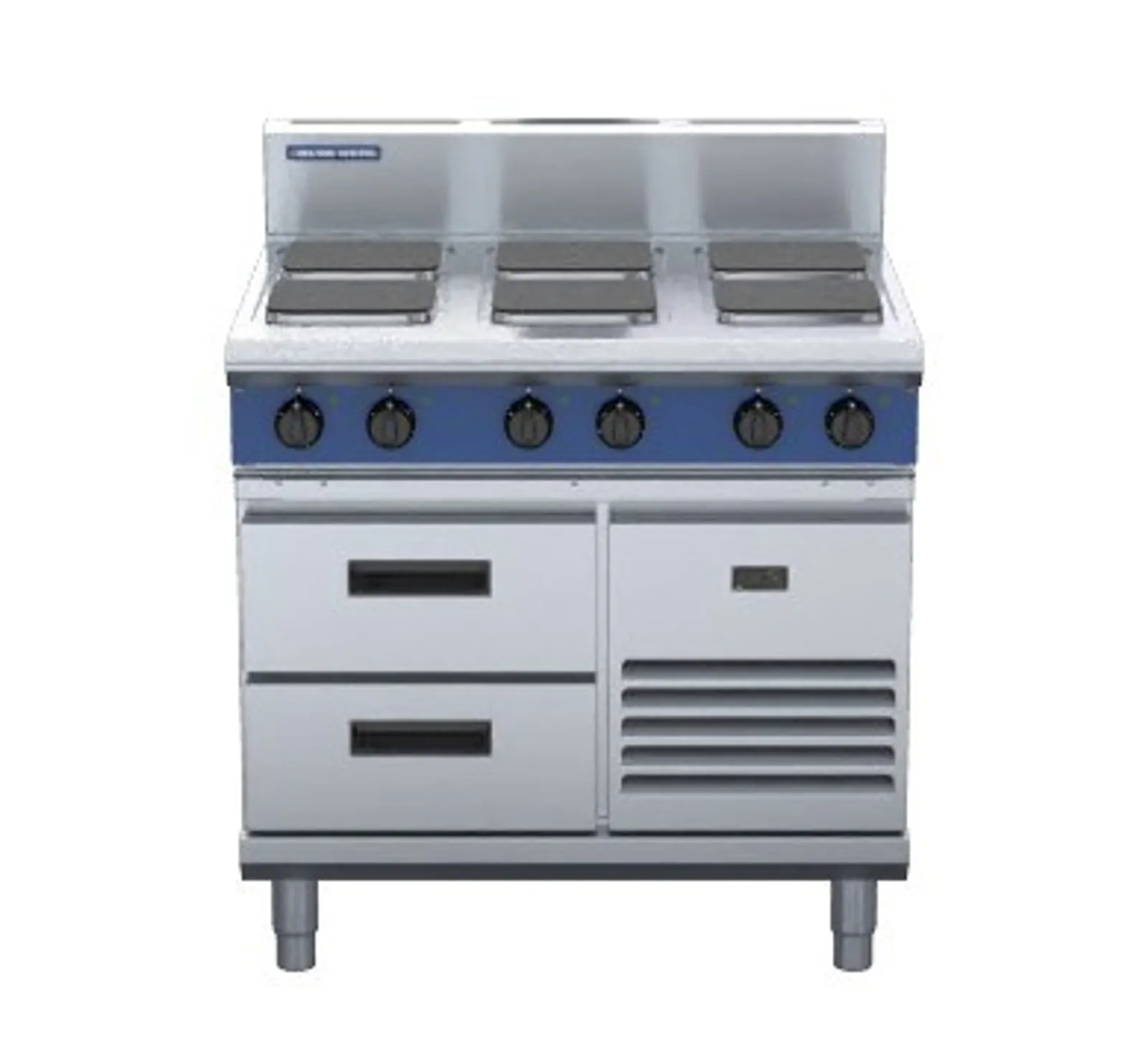 Blue Seal Evolution Series E516S-RB - 900mm Electric Cooktop Sealed Hobs - Refrigerated Base