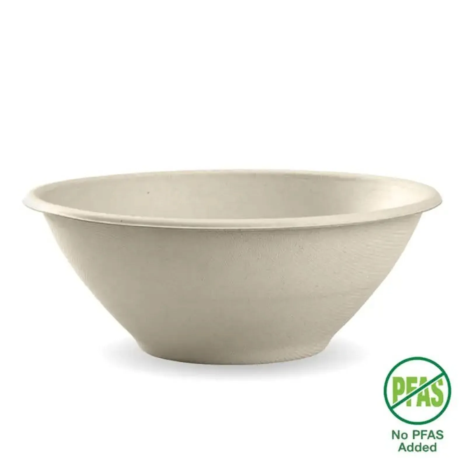 BioPak B-BL-40-N-PF - 1,180ml / 40oz Natural Plant Fibre BioBowl