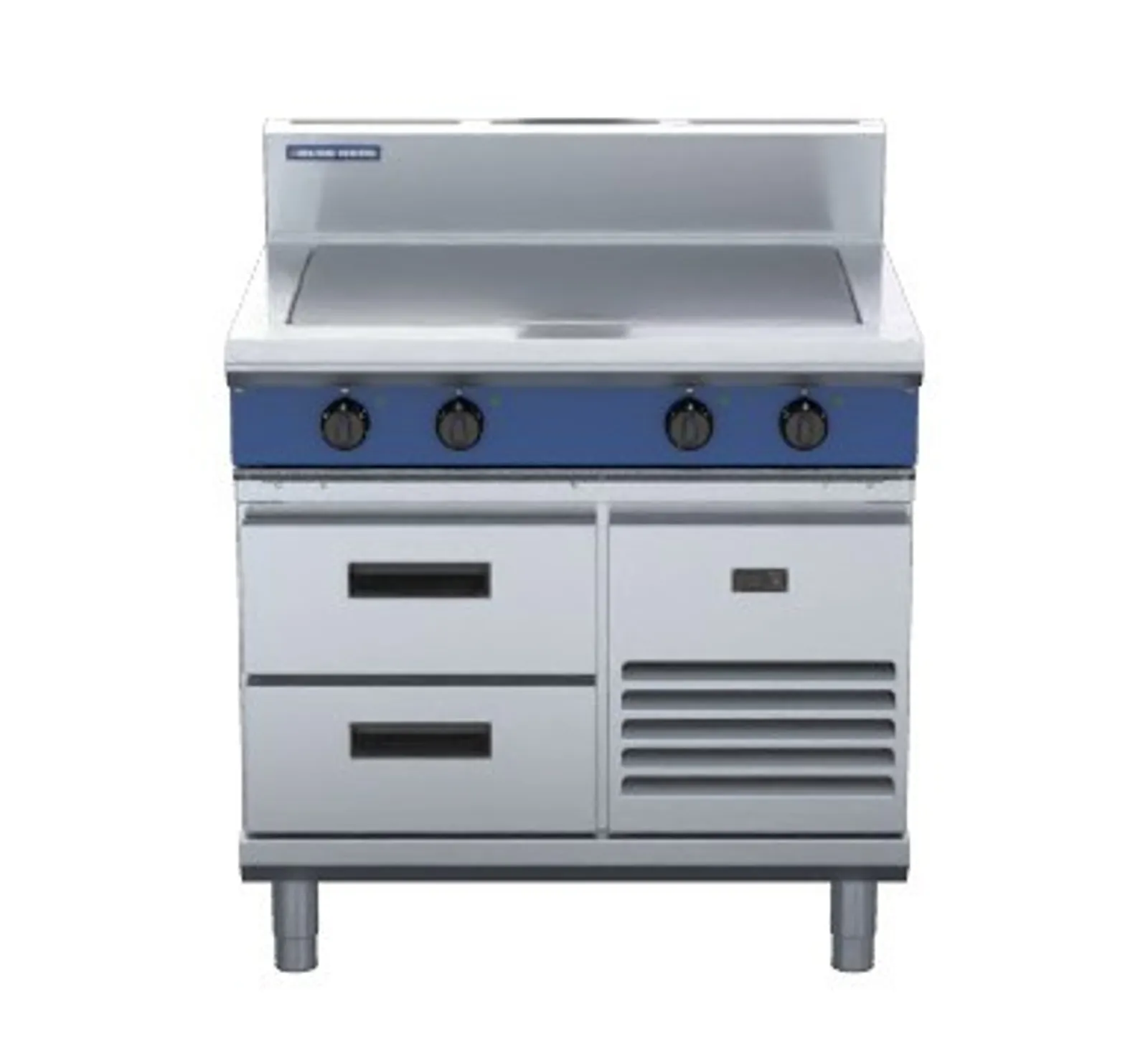 Blue Seal Evolution Series E57-RB - 900mm Electric Solid Top - Refrigerated Base