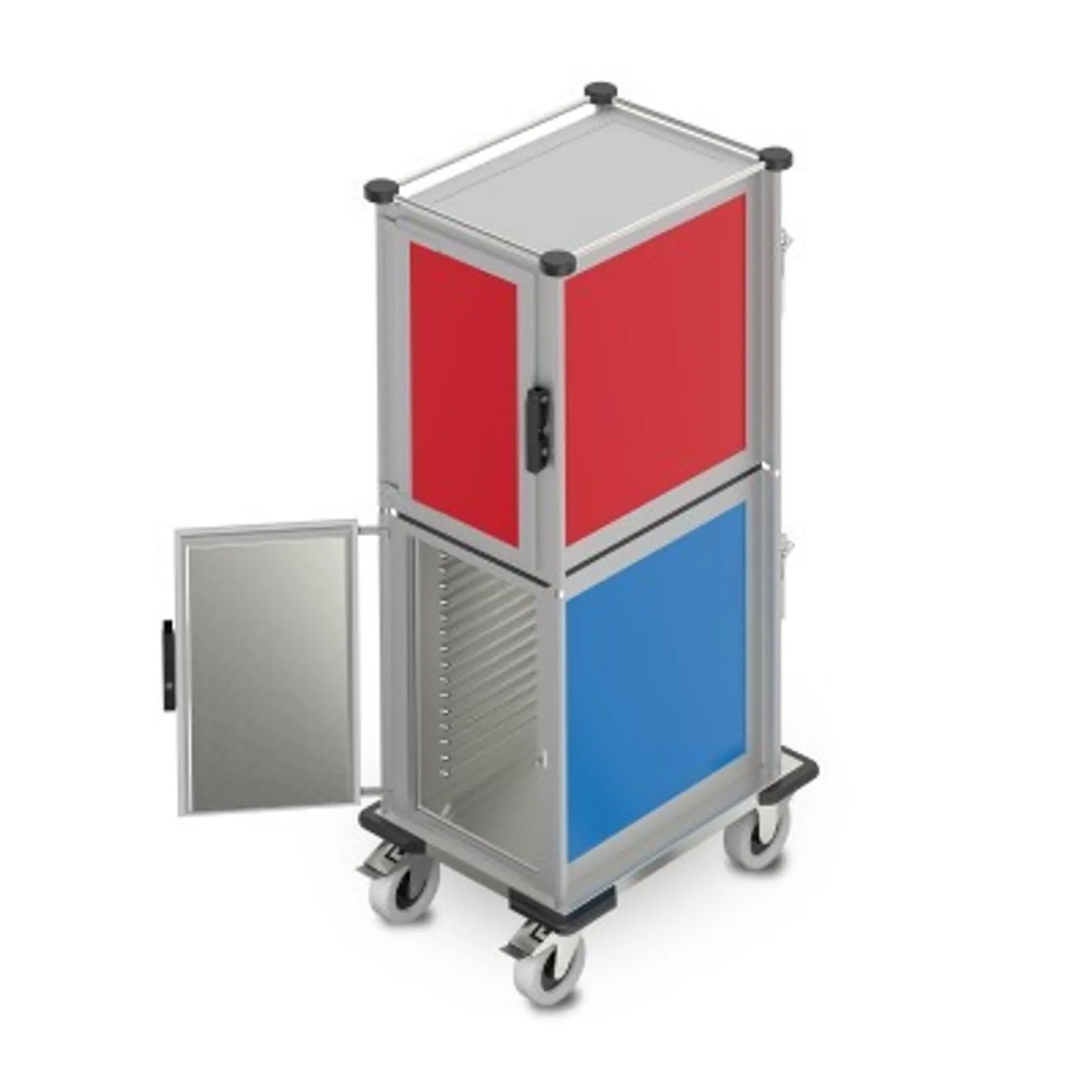 Hupfer ISOBOX-HOT-COLD-TALL-KIT - ISOBOX 1 x Heated 1 x Refrigerated Double Stacked. 2 x 15 GN 1×1 37.5mm
