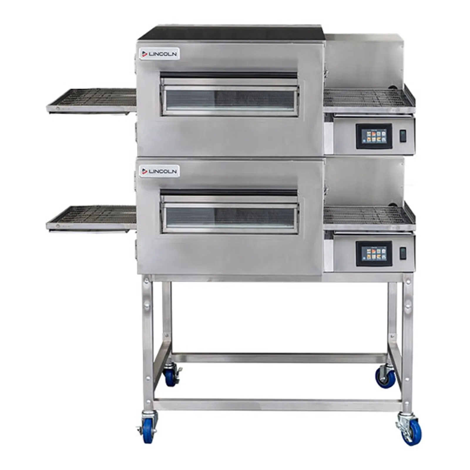 Lincoln 1164-2-KIT - Impinger Series Pizza Oven 2 Decks with Stand & Castors Electric Conveyor Oven