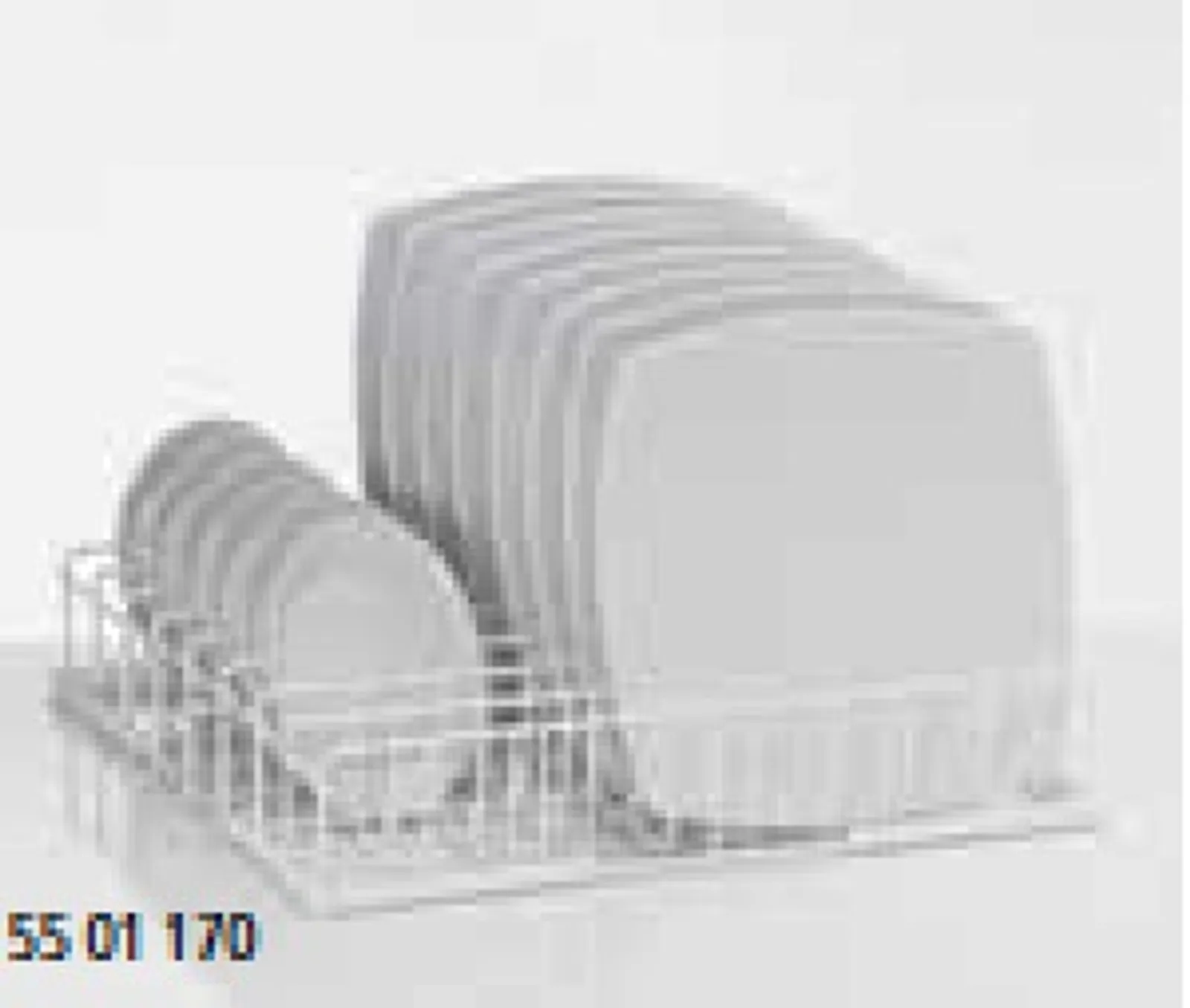 Winterhalter 5501170 8 Row Wire Plate Rack 500W x500D x 92H