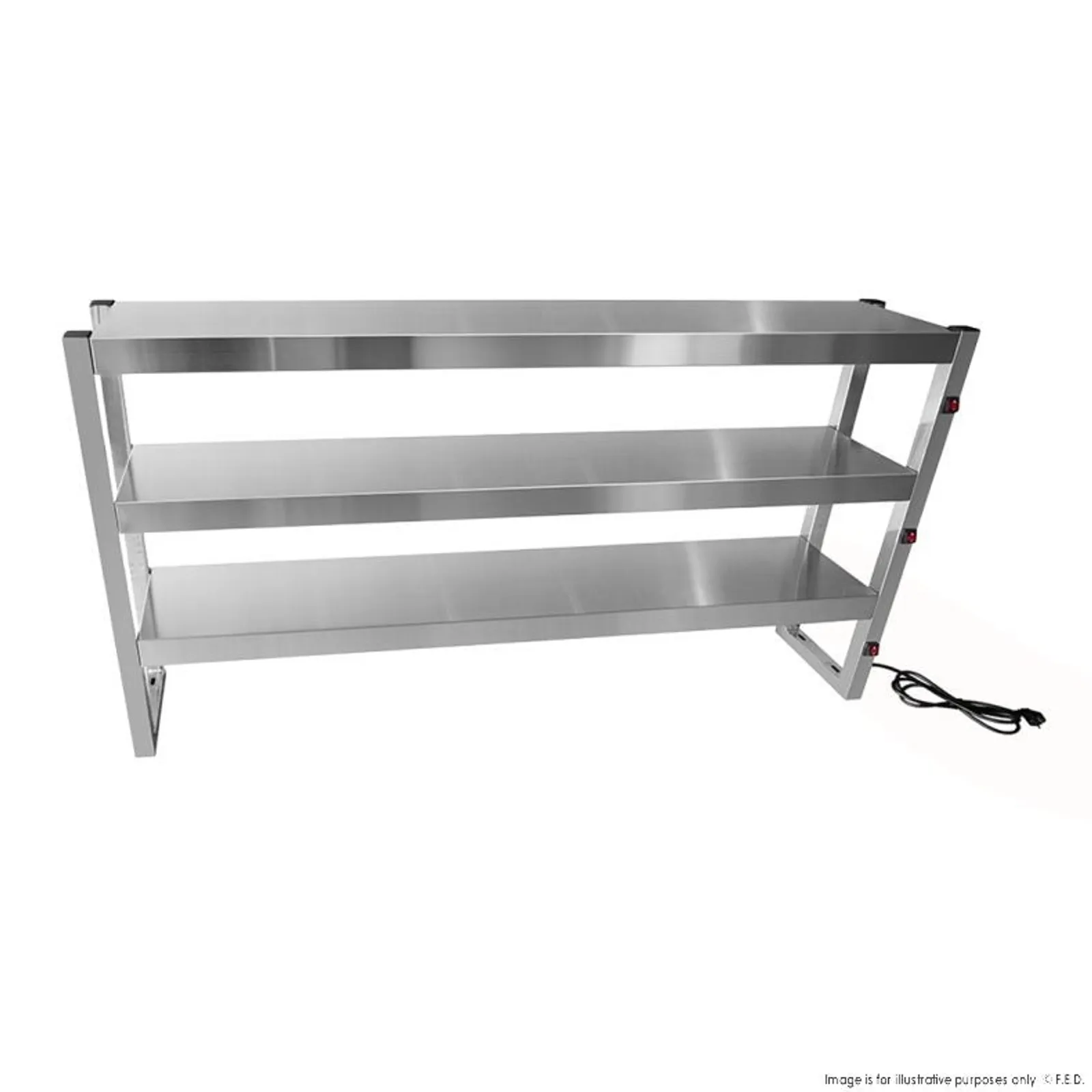 Benchstar FW15L-183 - Commercial Food Warmer with 15 Lamps