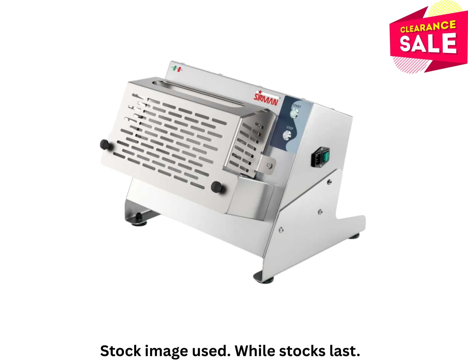 Sirman 40073212 - P-Roll 320/1 Plus 320mm Dough Roller with Foot Pedal | Single Pass - Clearance