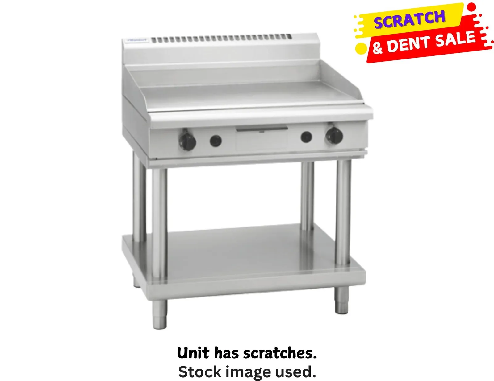 Waldorf 800 Series GP8900E-LS - 900mm Electric Griddle Leg Stand - Clearance