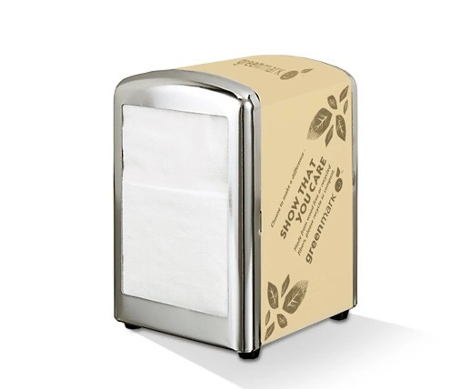 Pac Trading D24 Stainless Steel Napkin Dispenser (Fit ND24 & BND24) 97 x 133mm CARTON