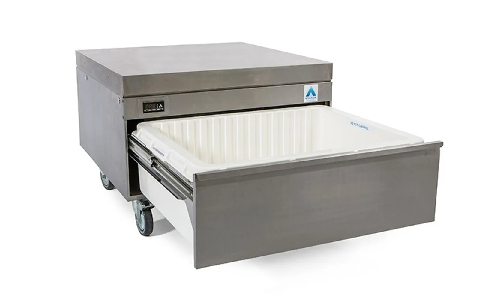 Adande VCR1.CW Single Drawer Unit - Rear Engine Refrigeration - Solid Work Top and Castors