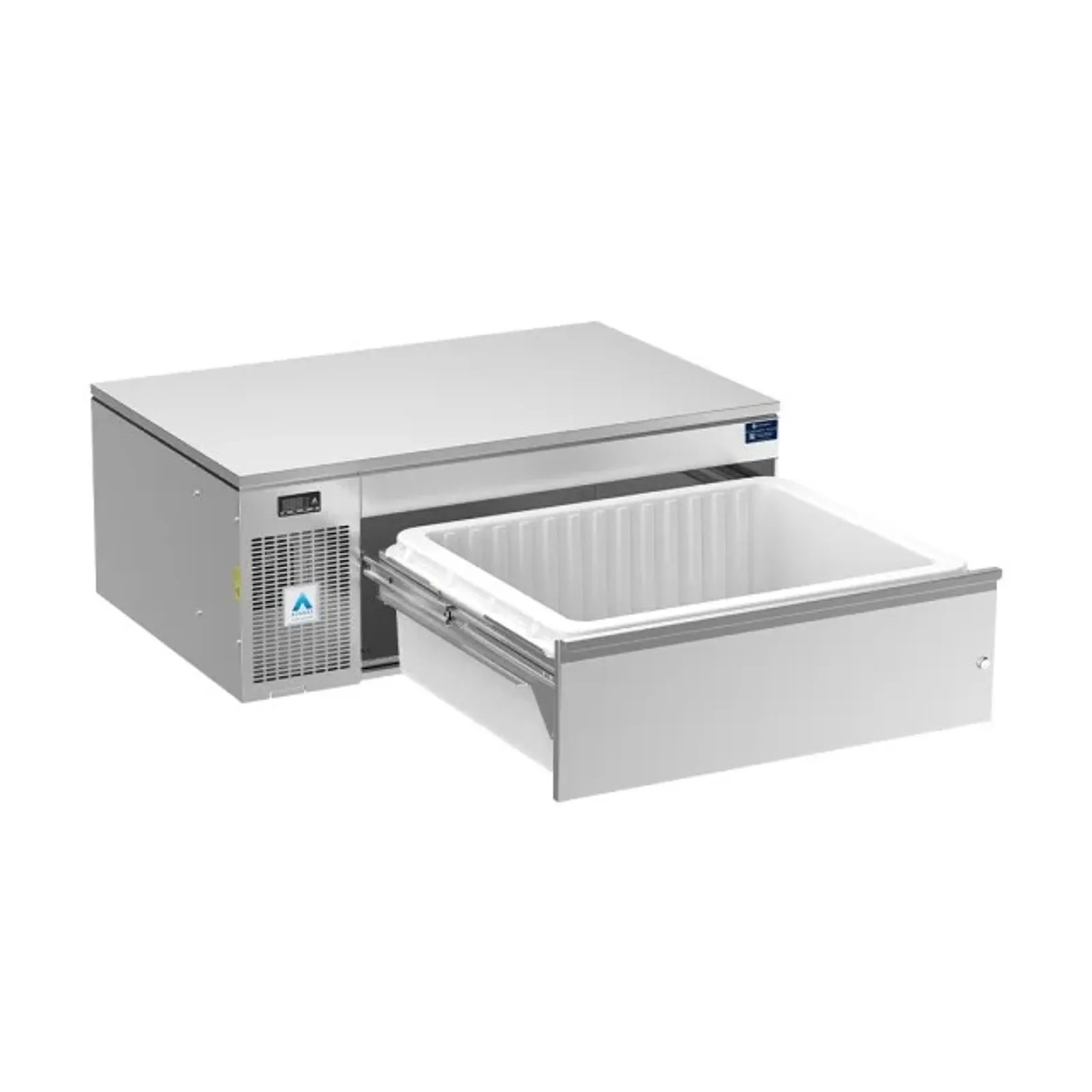 Adande VCS1.RHS Single Drawer Unit - Side Engine Refrigeration - Heat Shield Top and Rollers