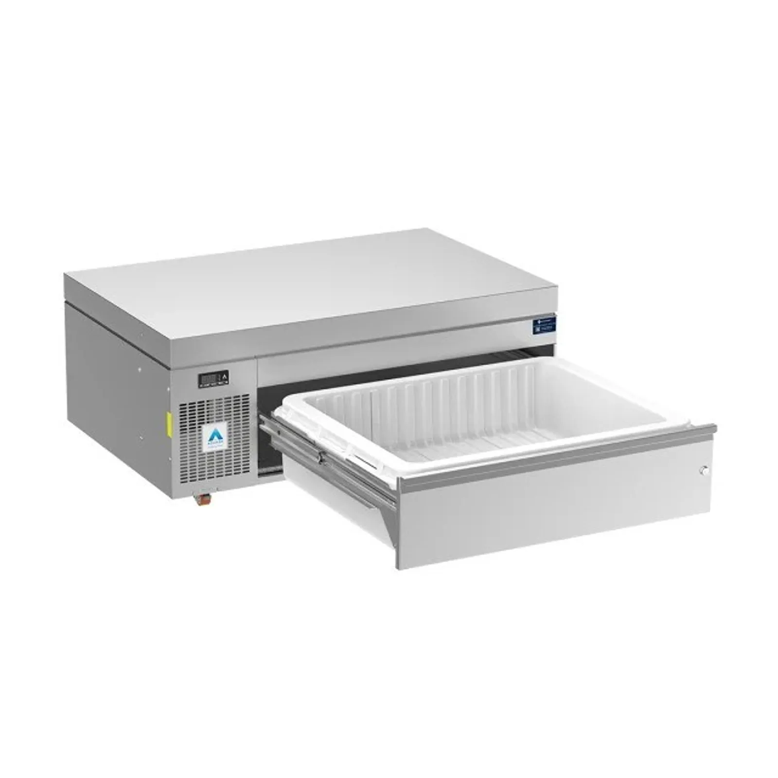 Adande VLS1.LHS Single Drawer Unit - Side Engine Refrigeration - Slimline - Heat Shield Top and Adjustable Leg