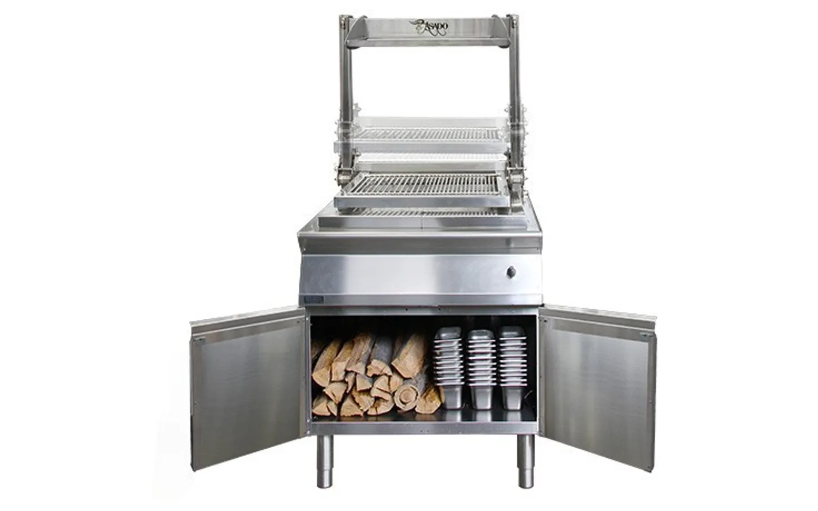 Asado PGA.EL9.1200 - 1200mm wide Wood Fire Parilla Grill - Height adjustable