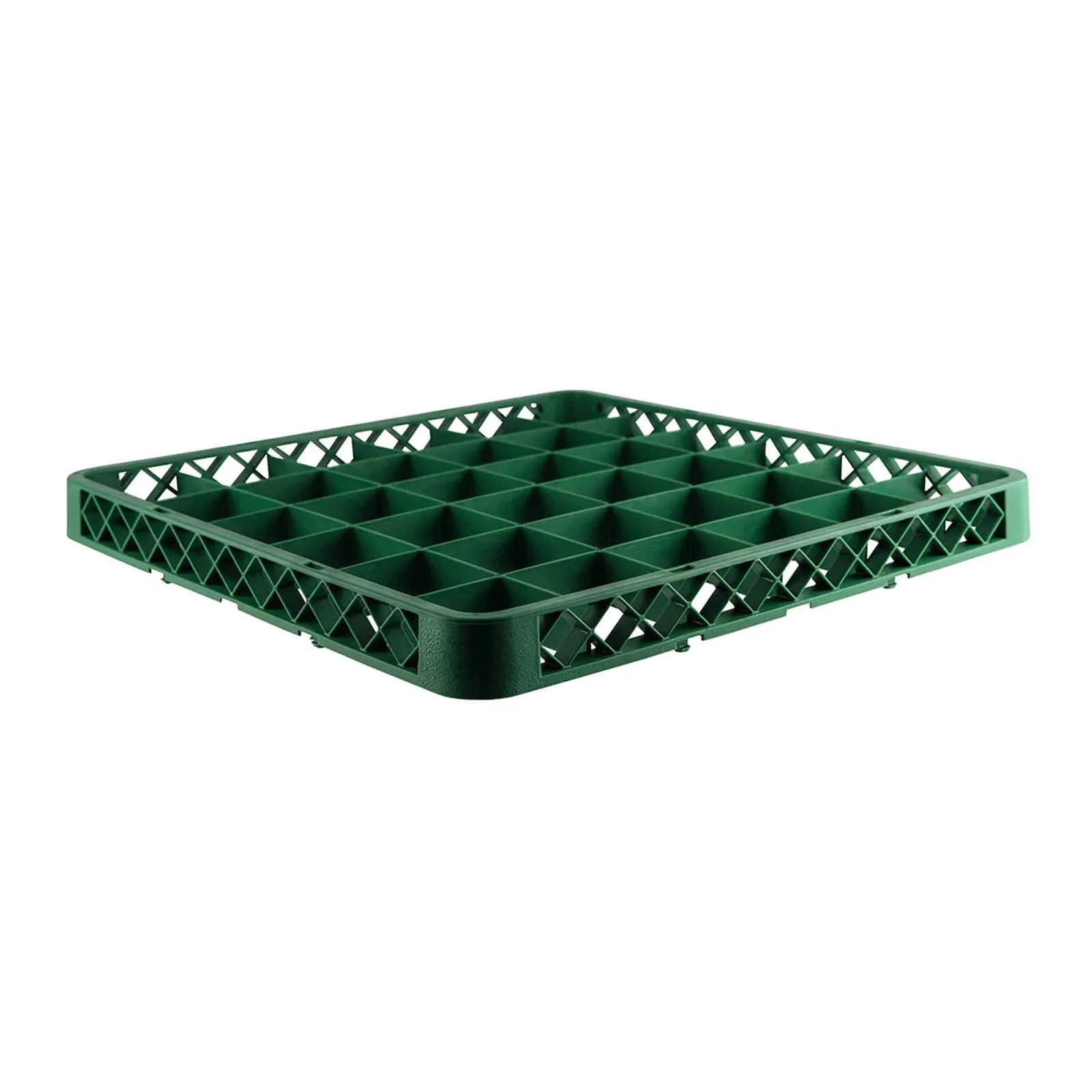 Chef Inox 69837-GN - Glass Rack Extender 36 Compartment Green 500x500x45mm