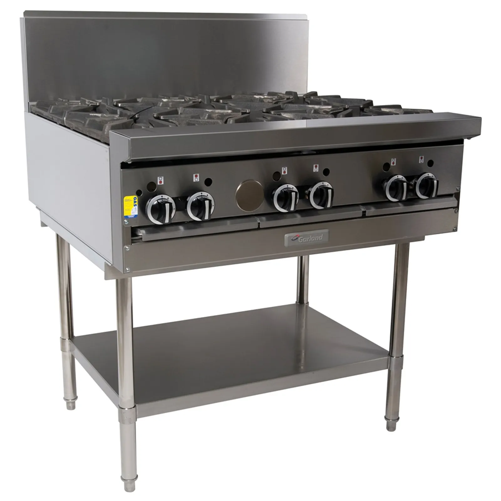 Garland GF36-6T-NG Heavy Duty 6 Burner