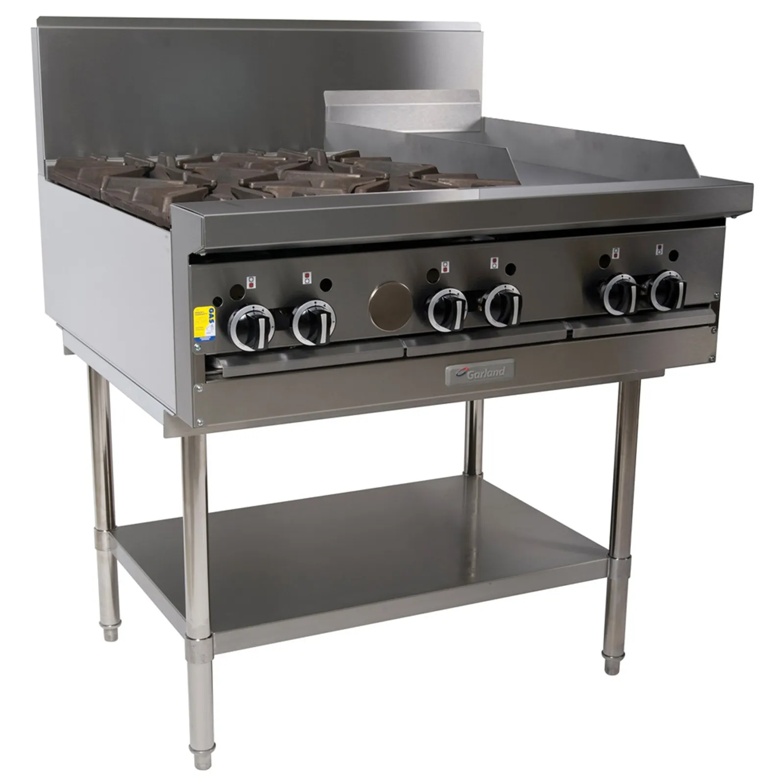 Garland GF36-4G12T-NG Heavy Duty 4 Burner